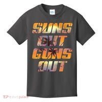 Suns Out Guns Out Summer Kids T-Shirt thumb 0