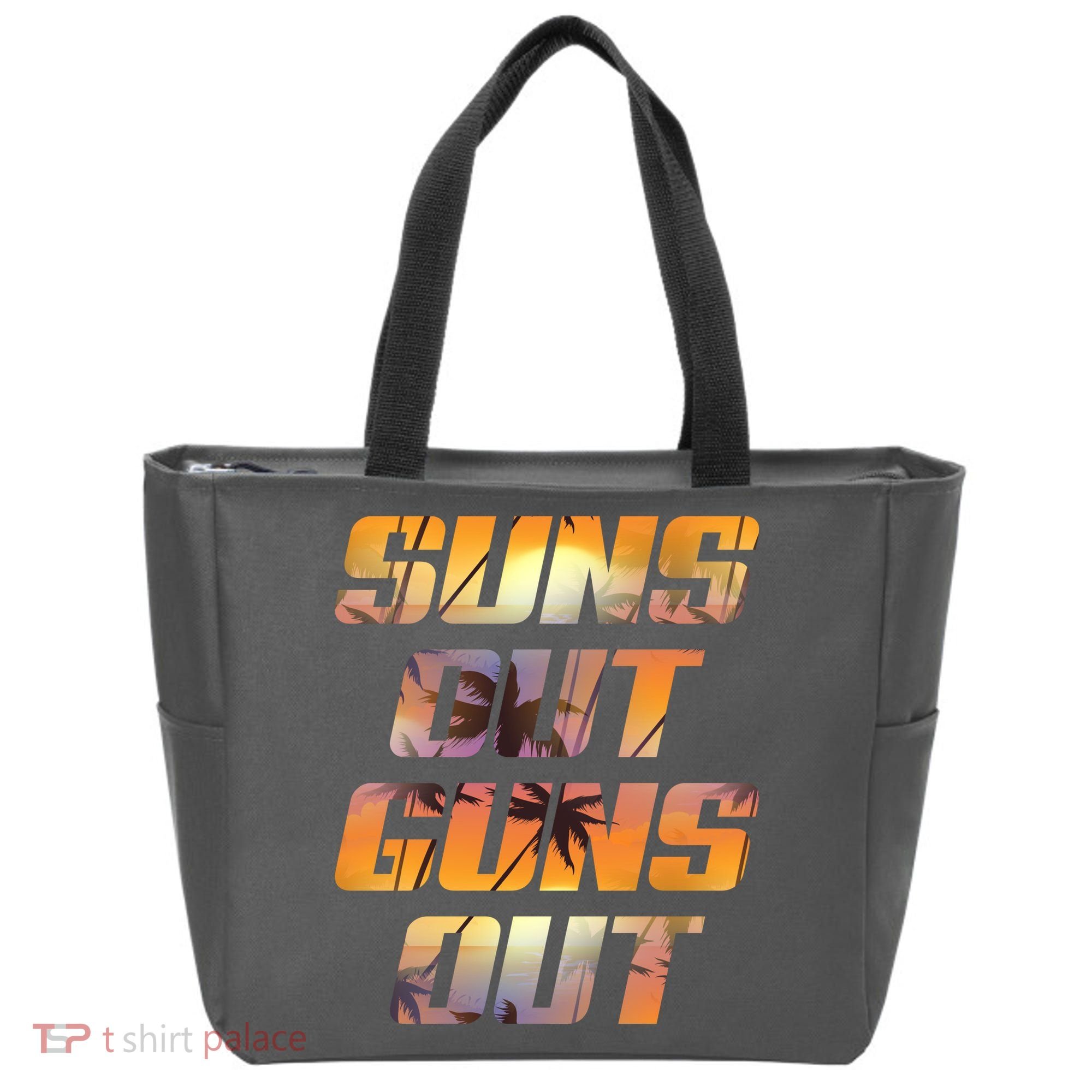 Suns Out Guns Out Summer Tote Bag