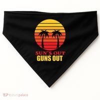 Sun's Out Guns Out Summer Party USA-Made Doggie Bandana thumb 0