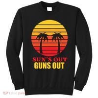 Sun's Out Guns Out Summer Party Sweatshirt thumb 0