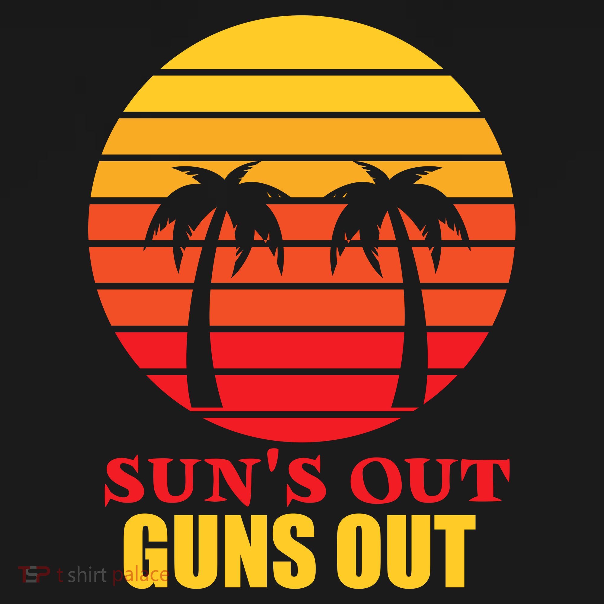 Sun's Out Guns Out Summer Party Sweatshirt