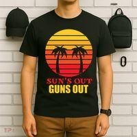 Sun's Out Guns Out Summer Party T-Shirt thumb 6