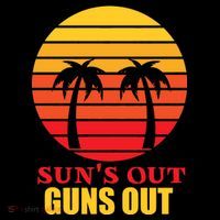 Sun's Out Guns Out Summer Party T-Shirt thumb 7