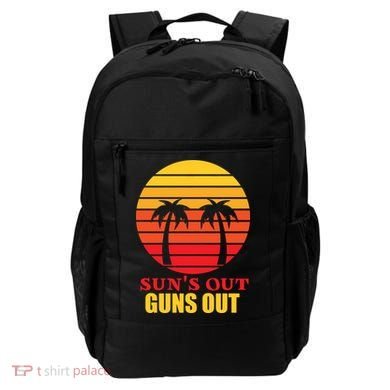 Sun's Out Guns Out Summer Party Backpack