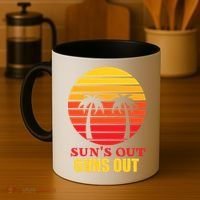 Sun's Out Guns Out Summer Party Coffee Mug thumb 4