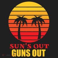 Sun's Out Guns Out Summer Party Beanie thumb 2