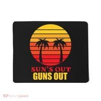 Sun's Out Guns Out Summer Party Mousepad thumb 0