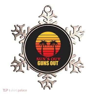 Sun's Out Guns Out Summer Party Ornament