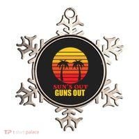 Sun's Out Guns Out Summer Party Ornament thumb 0
