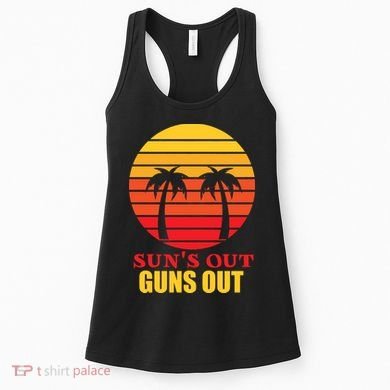 Sun's Out Guns Out Summer Party Women's Tank Top