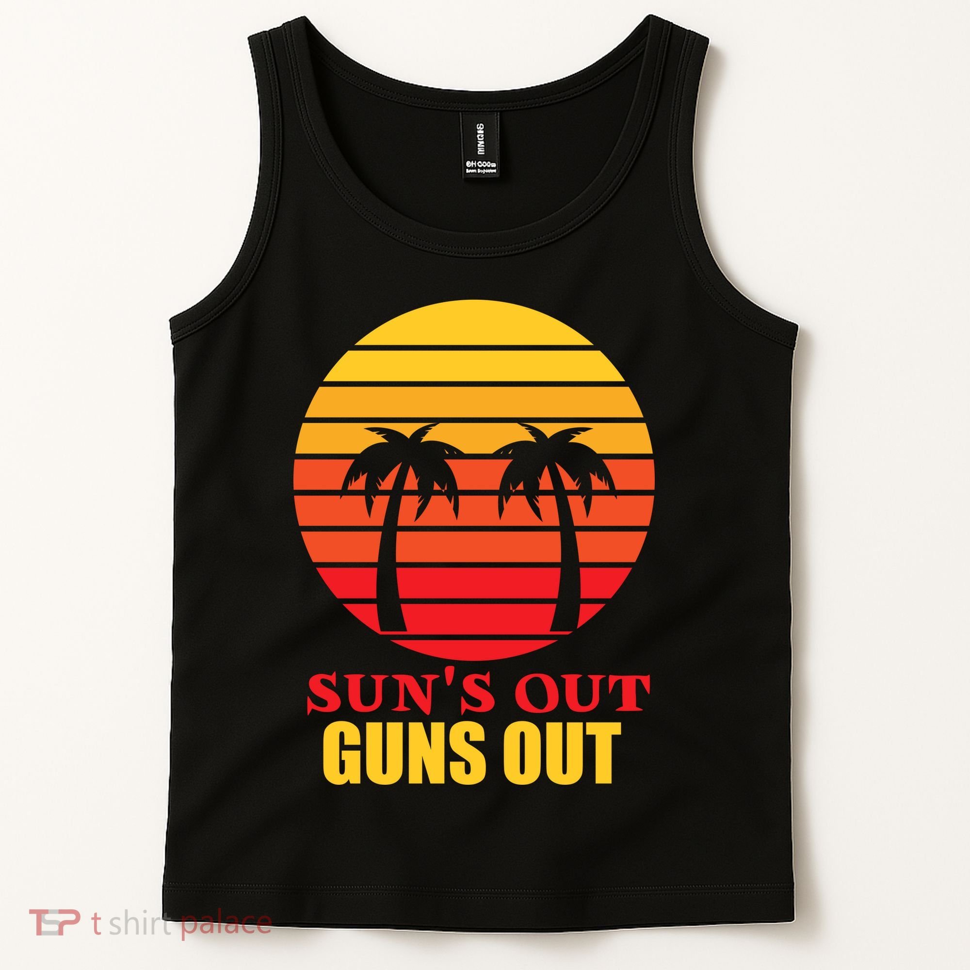 Sun's Out Guns Out Summer Party Tank Top