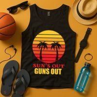 Sun's Out Guns Out Summer Party Tank Top thumb 4