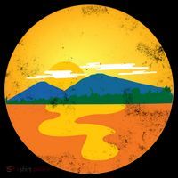 Sunset And Mountains Backpack thumb 2