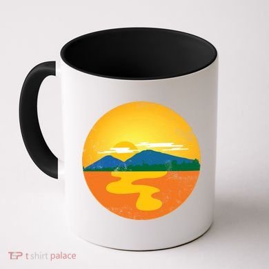 Sunset And Mountains Coffee Mug
