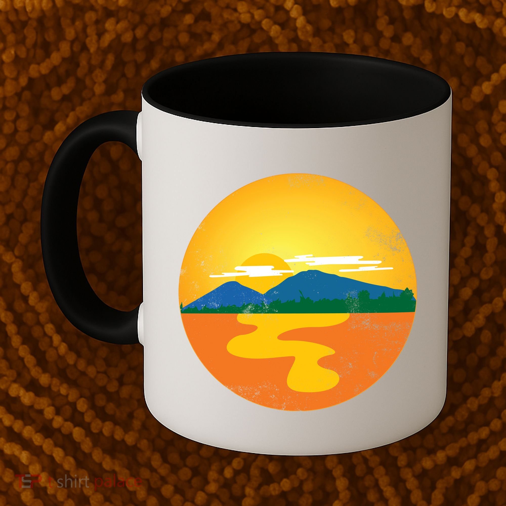 Sunset And Mountains Coffee Mug