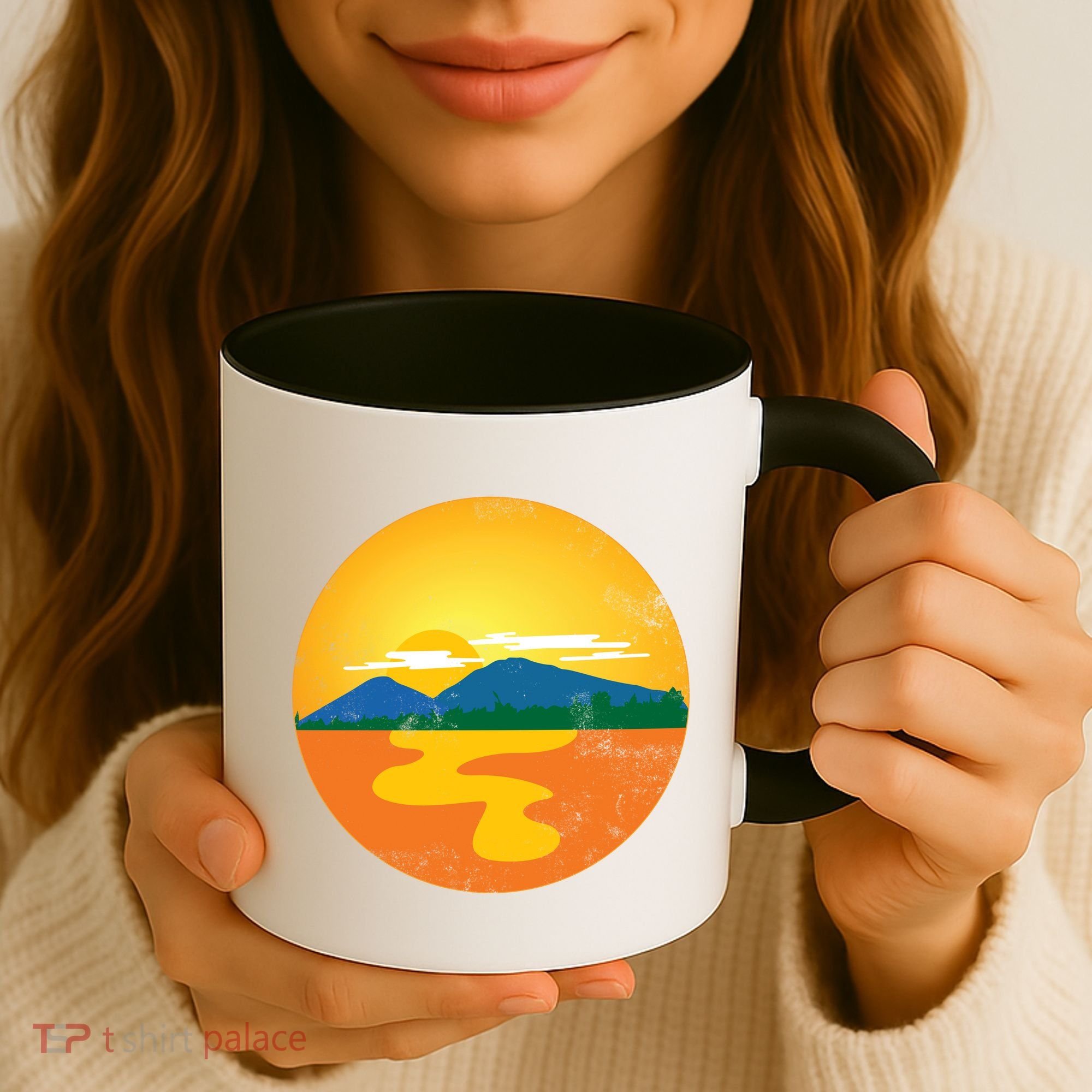 Sunset And Mountains Coffee Mug