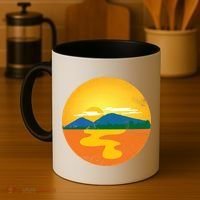 Sunset And Mountains Coffee Mug thumb 4