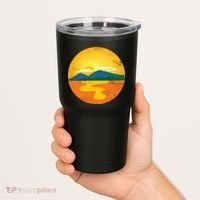 Sunset And Mountains Tumbler thumb 2