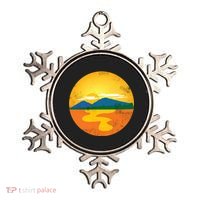 Sunset And Mountains Ornament thumb 0