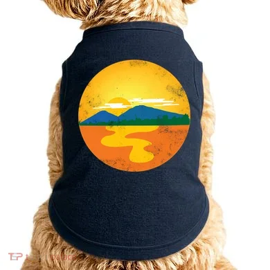 Sunset And Mountains Doggie Tank