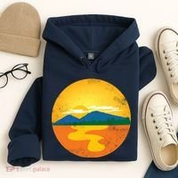 Sunset And Mountains Hoodie thumb 4
