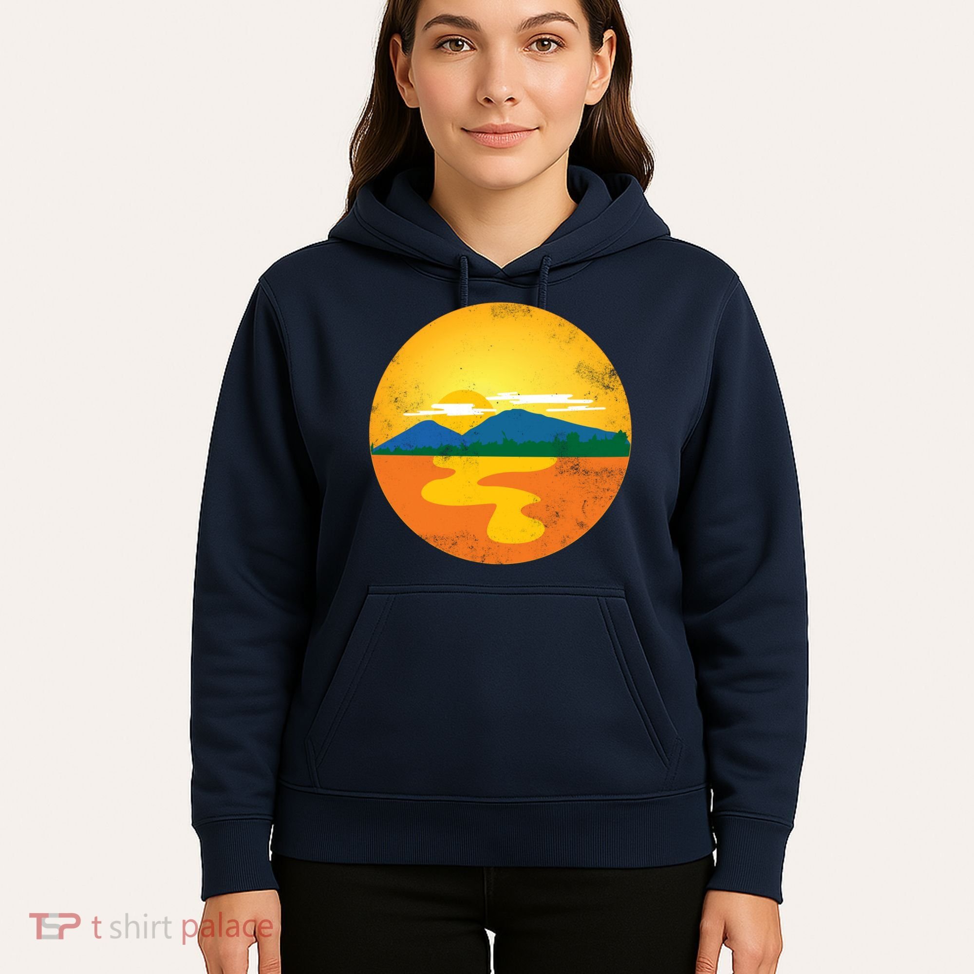 Sunset And Mountains Hoodie