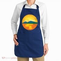 Sunset And Mountains Apron thumb 2