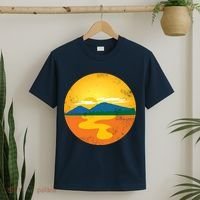 Sunset And Mountains T-Shirt thumb 2