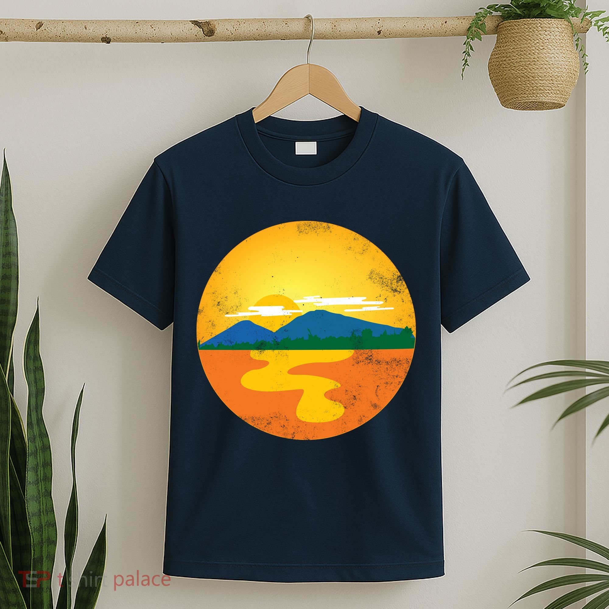 Sunset And Mountains T-Shirt