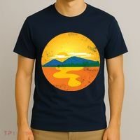 Sunset And Mountains T-Shirt thumb 3