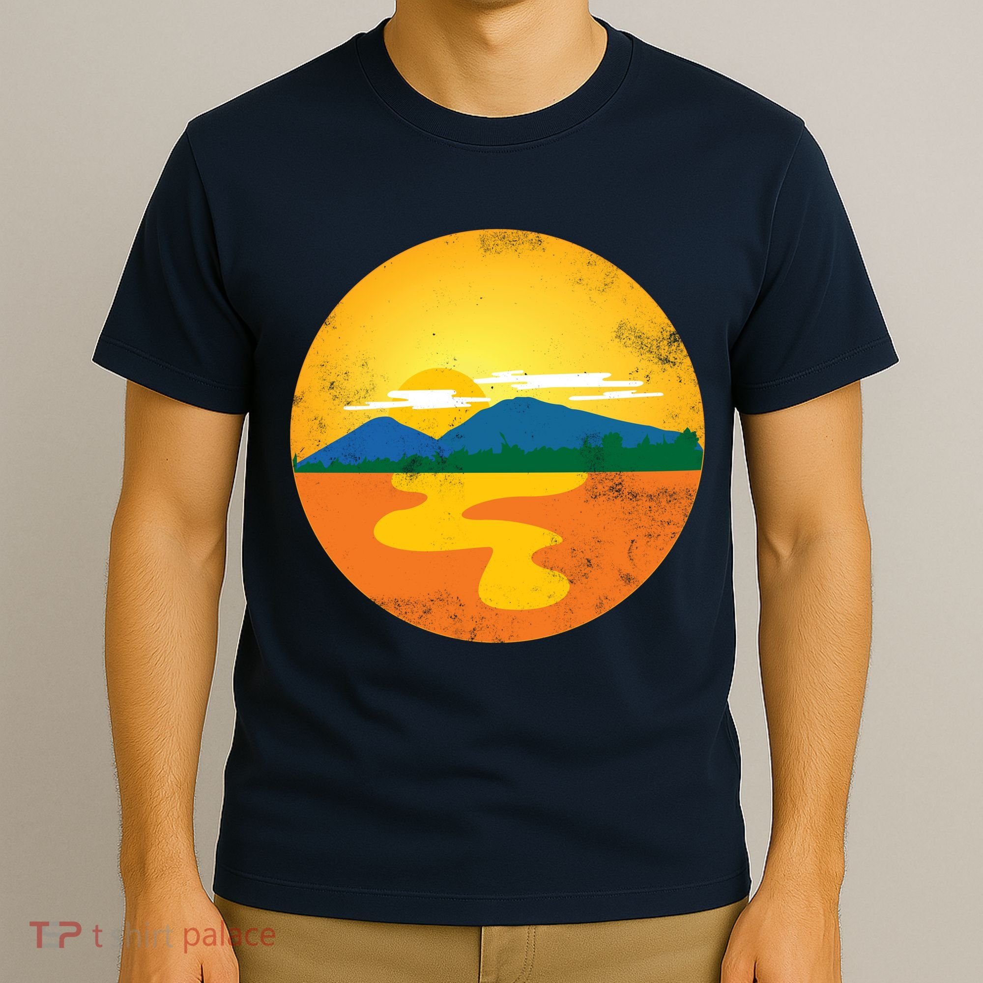 Sunset And Mountains T-Shirt
