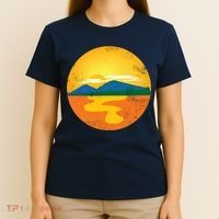 Sunset And Mountains T-Shirt thumb 4