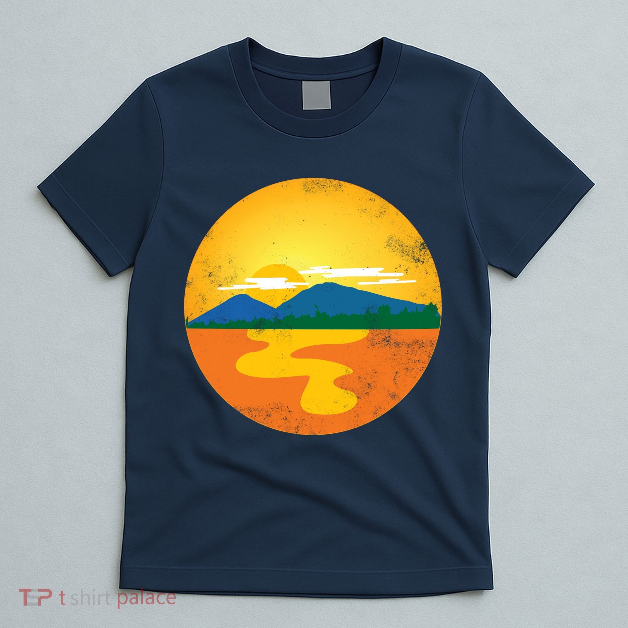 Sunset And Mountains T-Shirt
