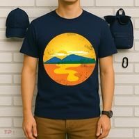 Sunset And Mountains T-Shirt thumb 6