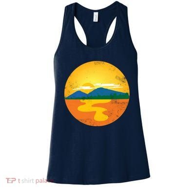 Sunset And Mountains Women's Tank Top