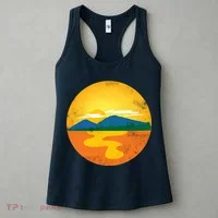 Sunset And Mountains Women's Tank Top thumb 3