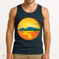 Sunset And Mountains Tank Top thumb 3