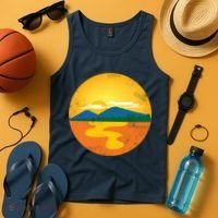 Sunset And Mountains Tank Top thumb 4