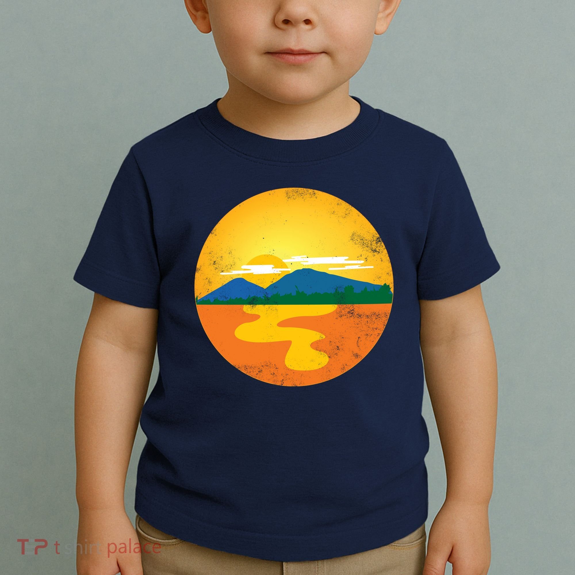 Sunset And Mountains Toddler T-Shirt