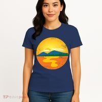 Sunset And Mountains Women's T-Shirt thumb 4