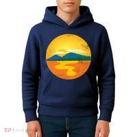 Sunset And Mountains Kids Hoodie thumb 4