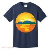 Sunset And Mountains Kids T-Shirt thumb 0