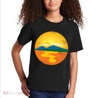 Sunset And Mountains Kids T-Shirt thumb 2