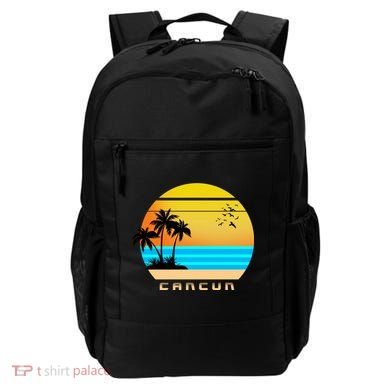 Sunset Beach Cancun Emblem Backpack