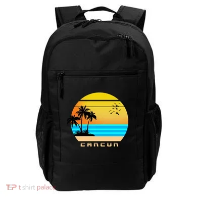 Sunset Beach Cancun Emblem Backpack