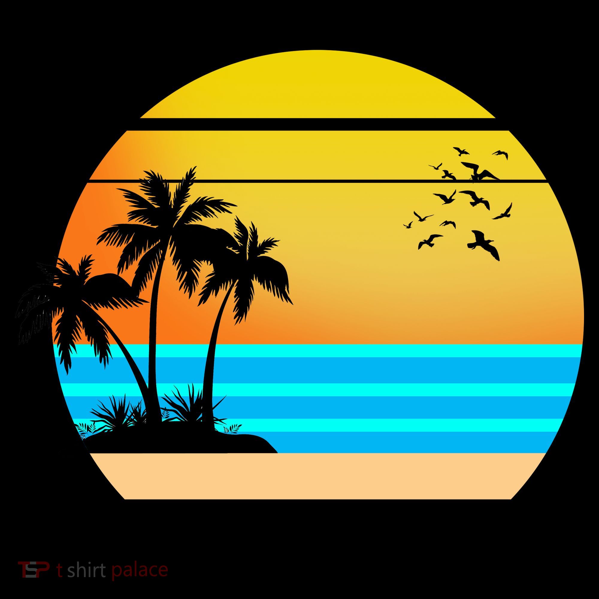 Sunset Beach Cancun Emblem Coffee Mug