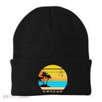 Sunset Beach Cancun Emblem Beanie thumb 0
