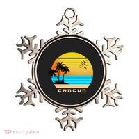 Sunset Beach Cancun Emblem Ornament thumb 0