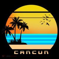 Sunset Beach Cancun Emblem Ornament thumb 1