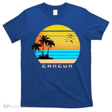 Sunset Beach Cancun Emblem T-Shirt